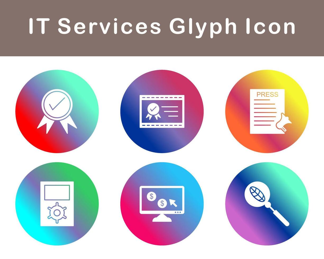 IT Services Vector Icon Set