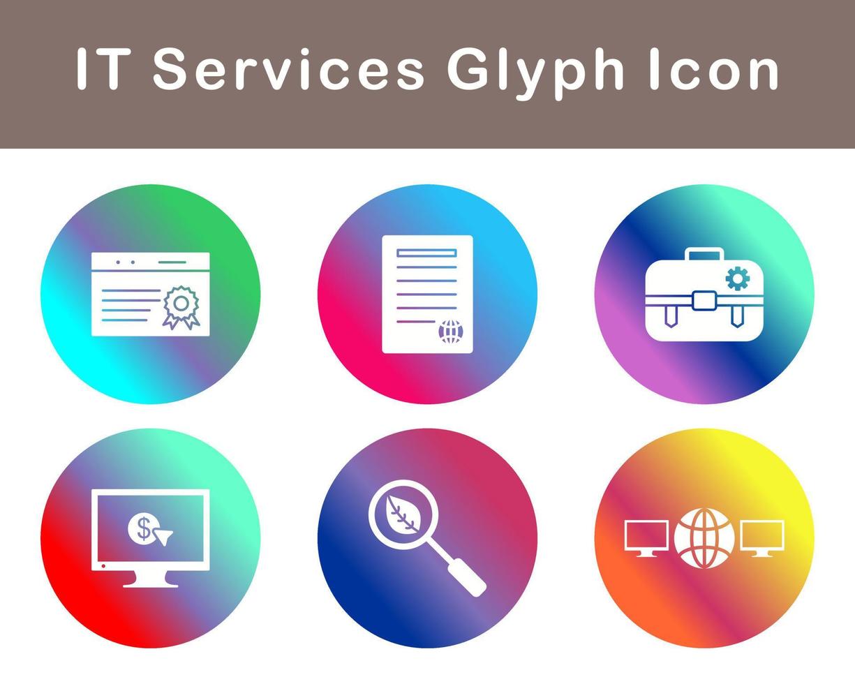 IT Services Vector Icon Set