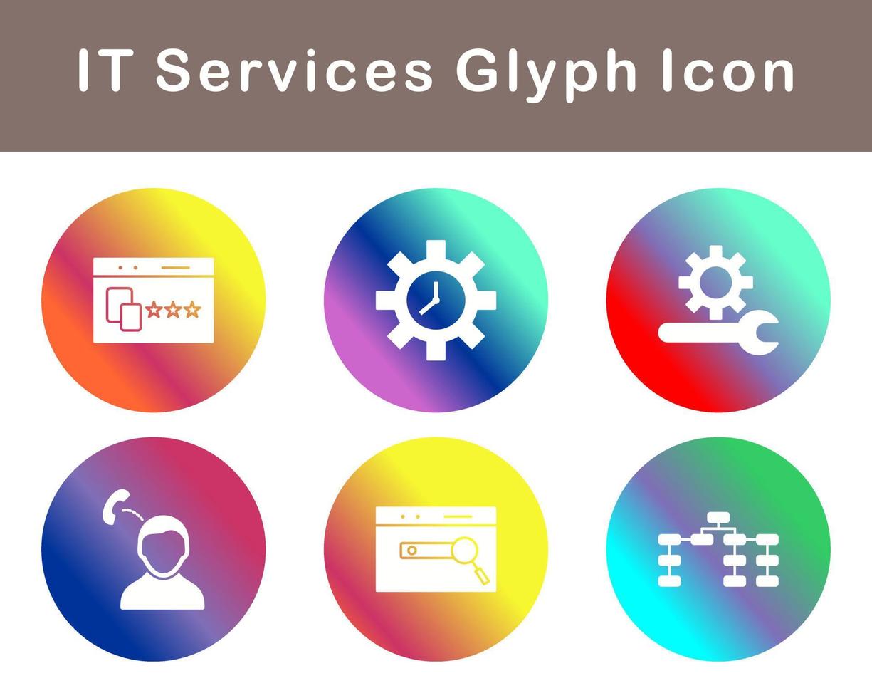 IT Services Vector Icon Set