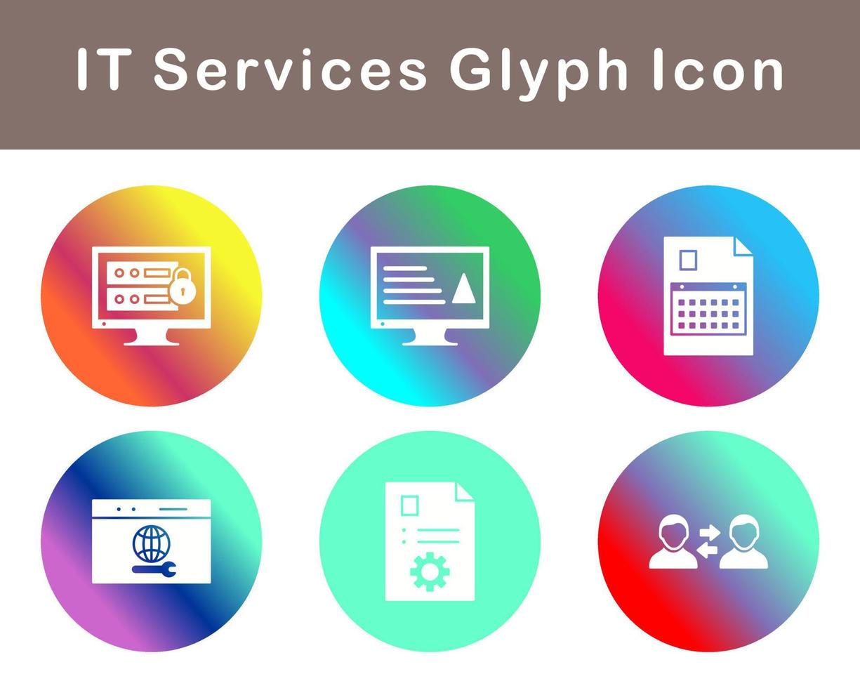IT Services Vector Icon Set