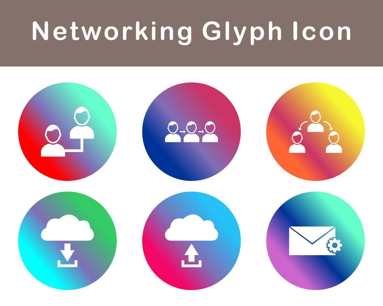 Networking Vector Icon Set