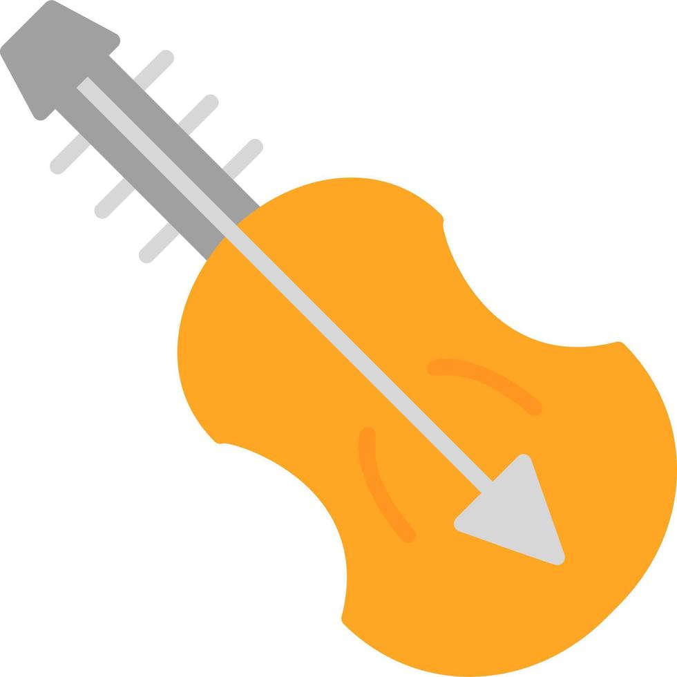 icono de vector de violín