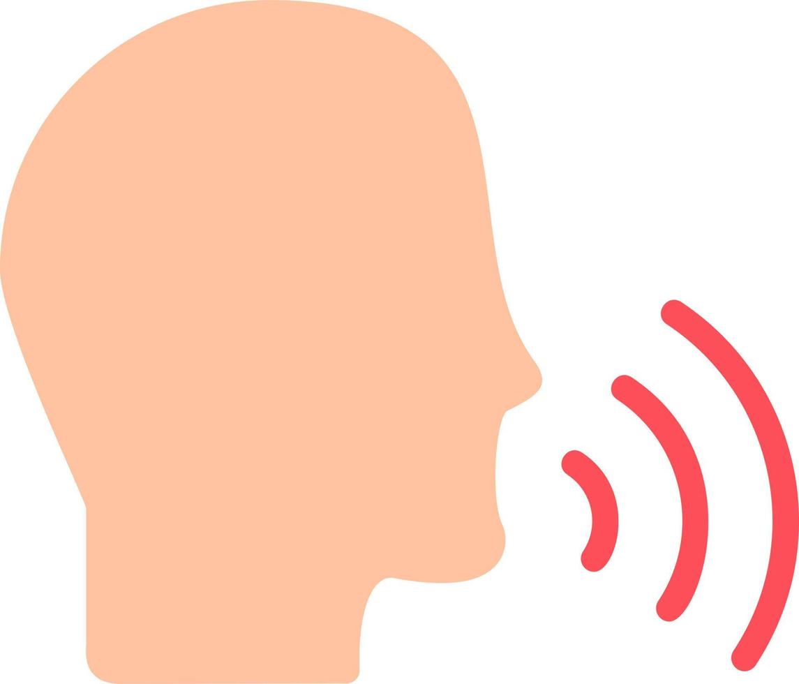 Talking Vector Icon
