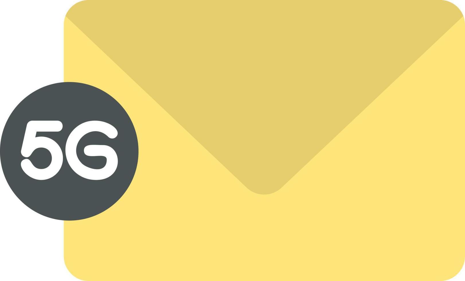 5g Email Vector Icon
