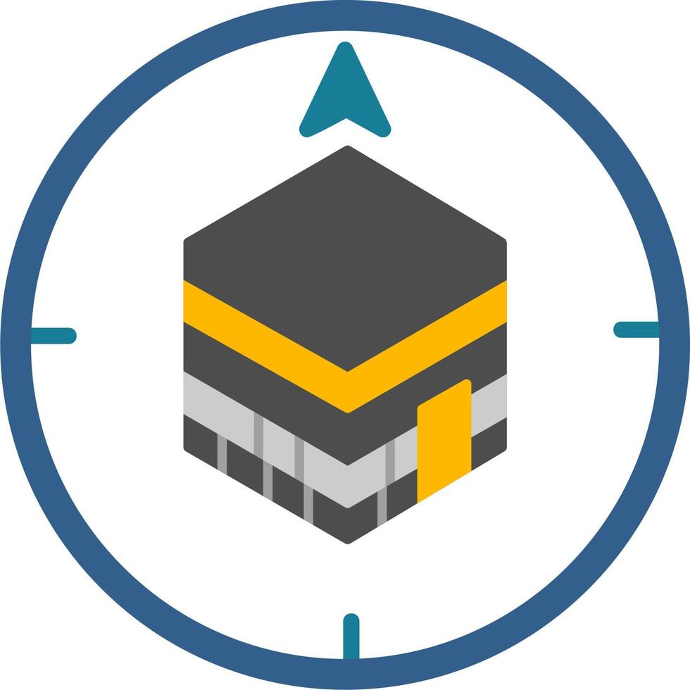 Qibla Finder Vector Icon
