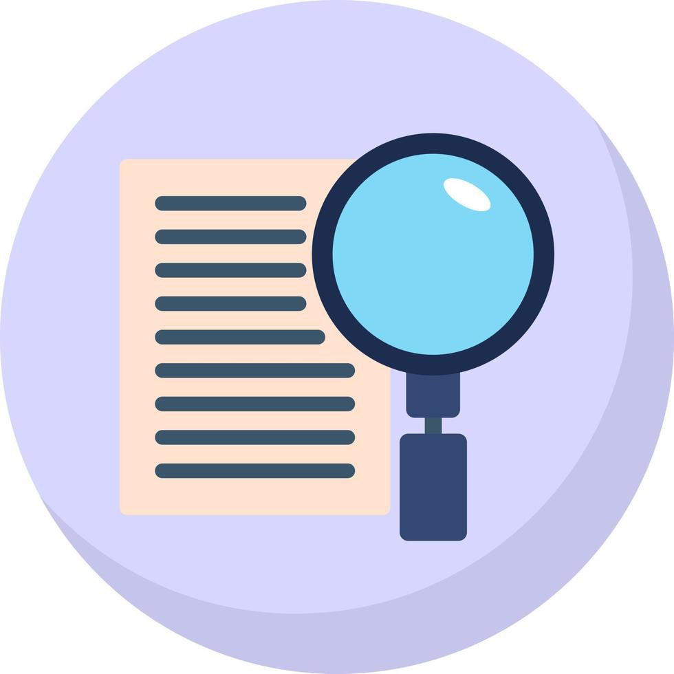 Case Study Vector Icon Design