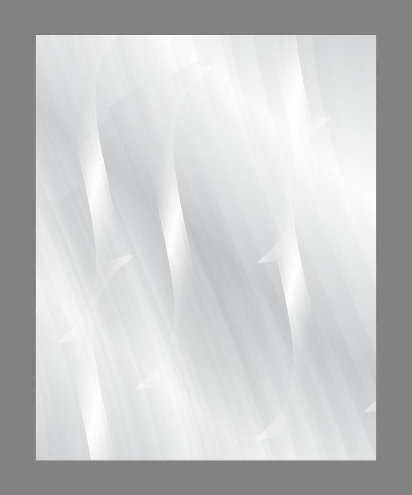 Abstract white and light gray wave modern soft luxury texture with smooth and clean vector subtle background illustration.