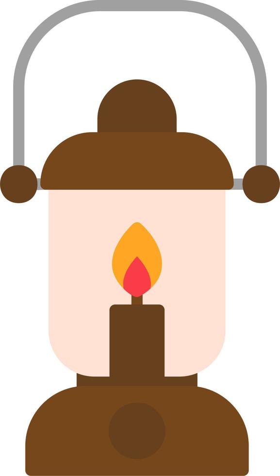 Oil Lamp Vector Icon