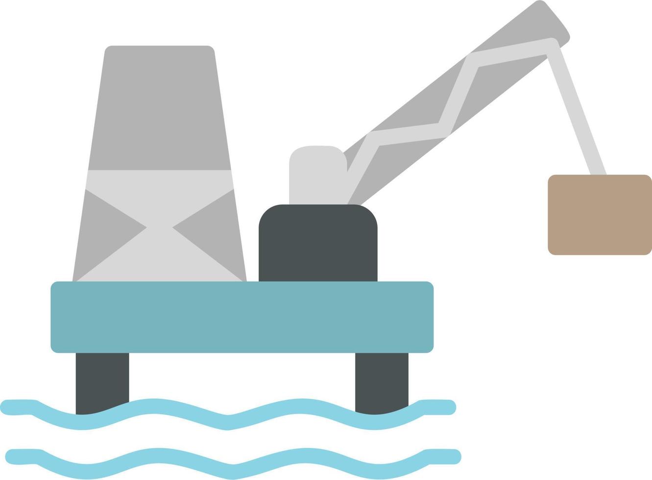 Oil Mining Vector Icon