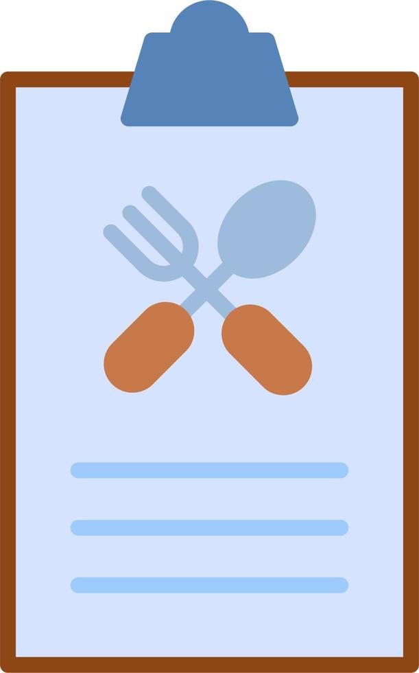 Food List Vector Icon