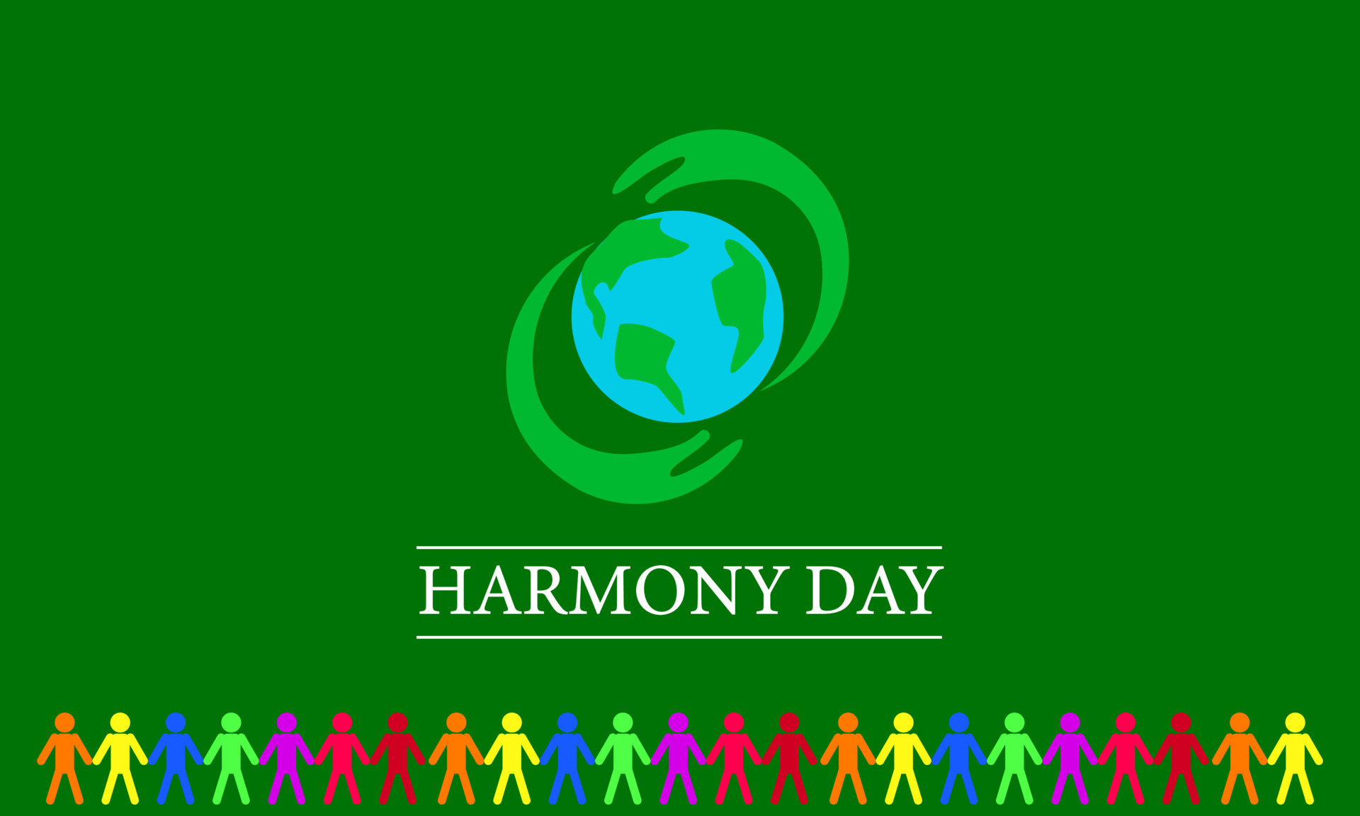 Harmony day. big day background good for backdrops and special day emblems 20885517 Vector Art