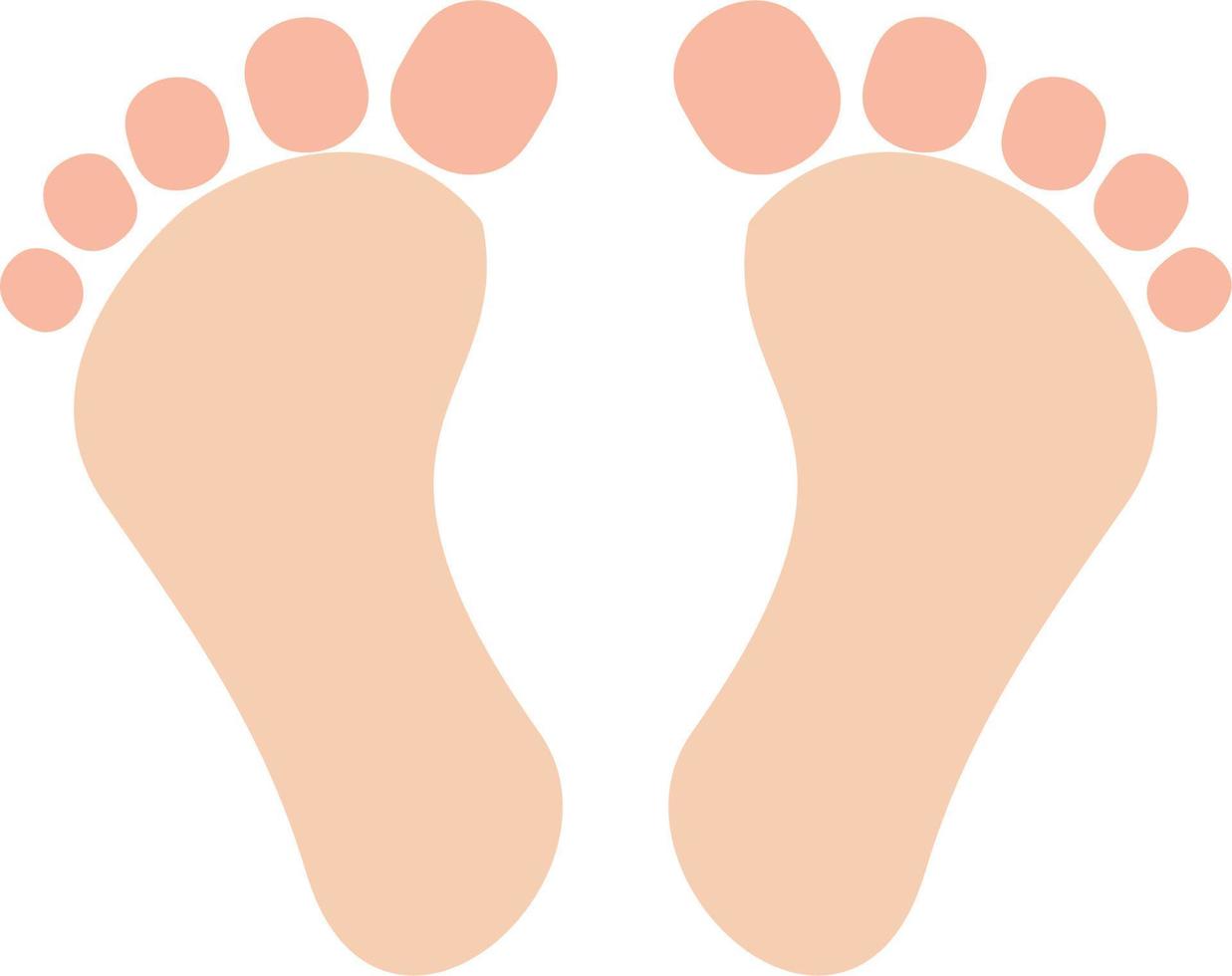 Digital Footprint Vector Icon