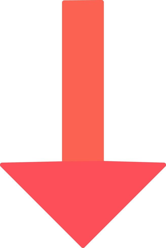 Down Arrow Vector Icon