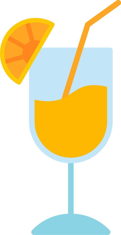 icono de vector de jugo de naranja