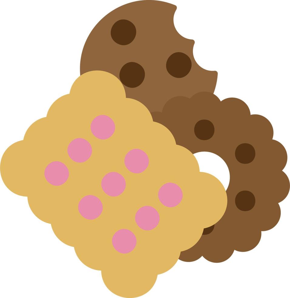 mezcla galletas vector icono