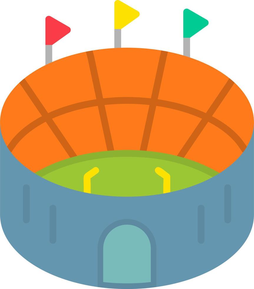 icono de vector de estadio