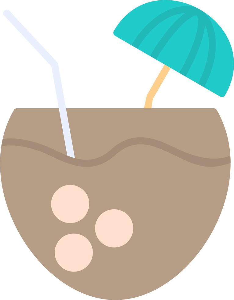 Coconut Drink Vector Icon
