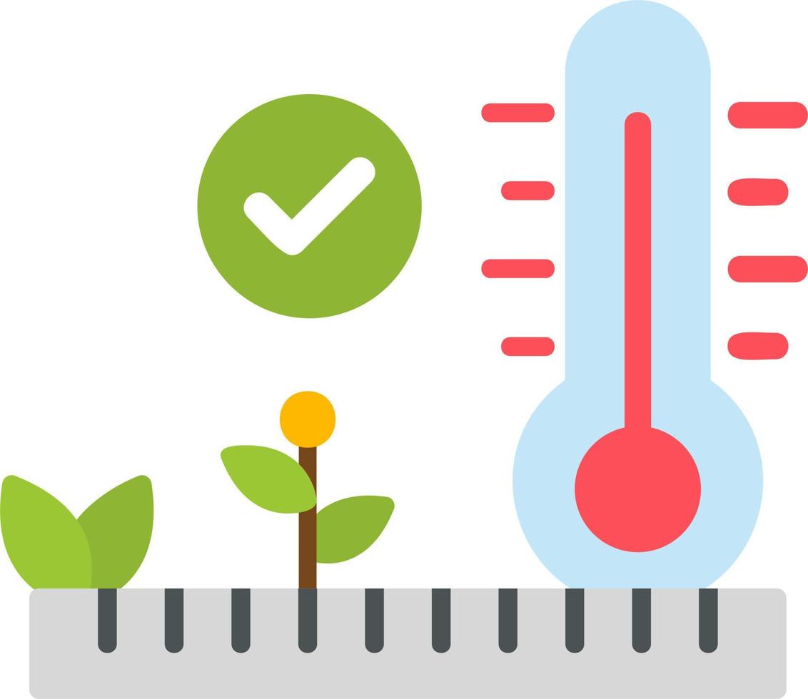 icono de vector de control de temperatura