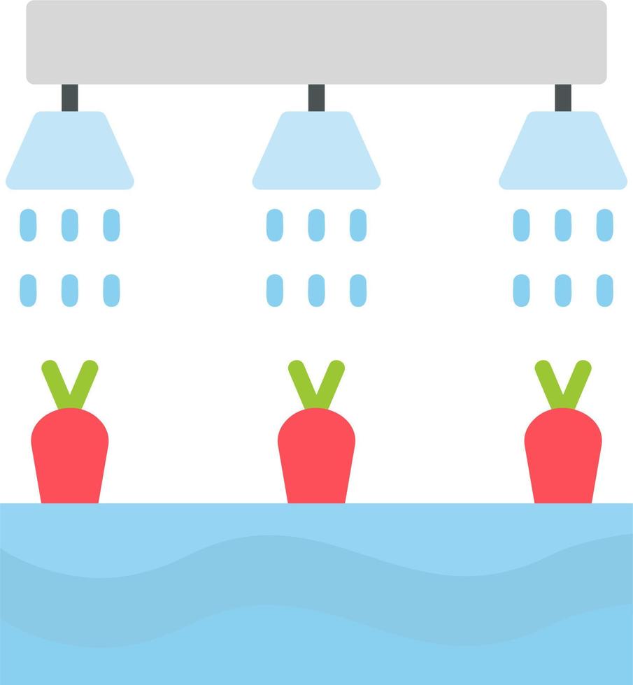 Sprinklers Carrots Vector Icon