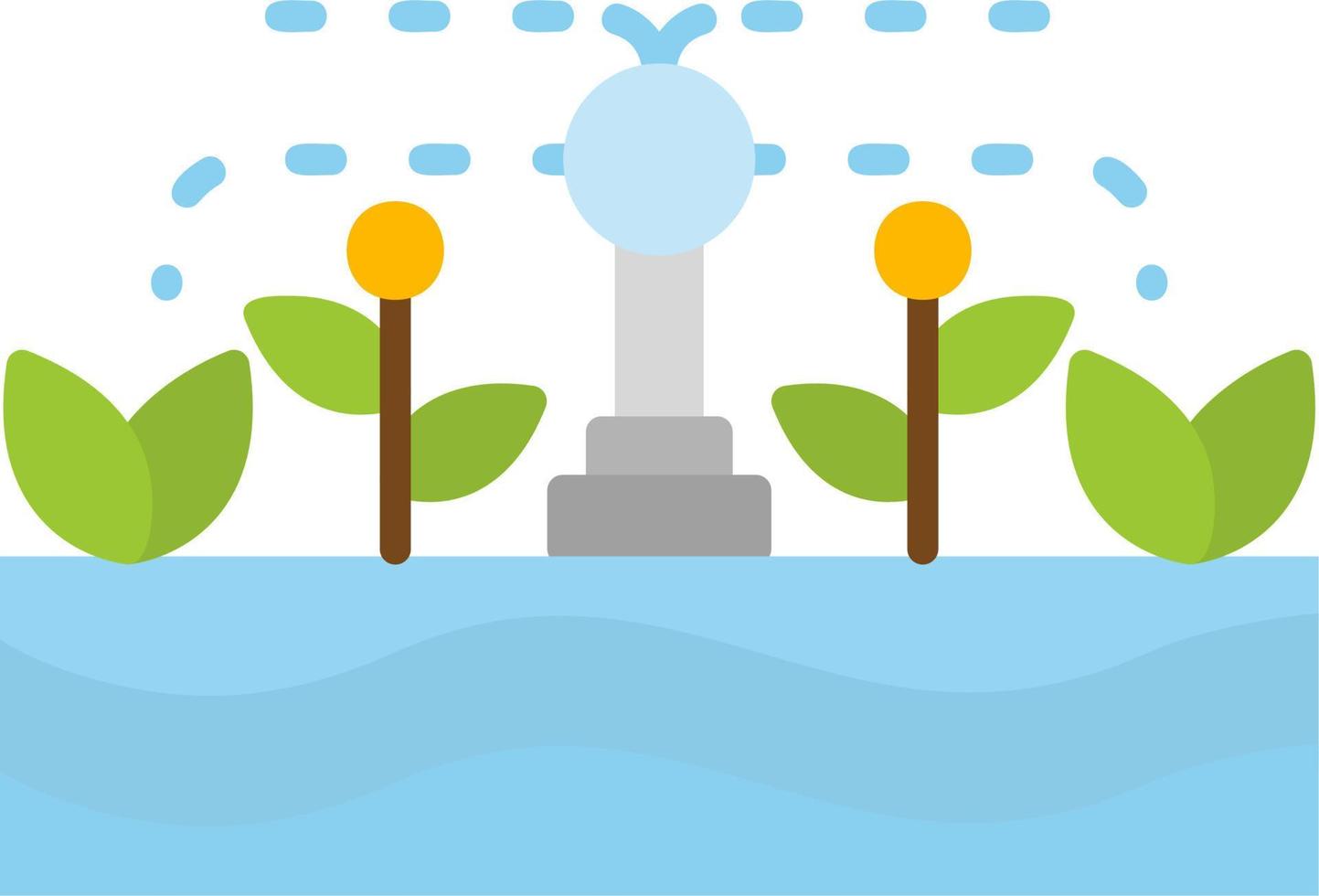 Irrigation System Vector Icon