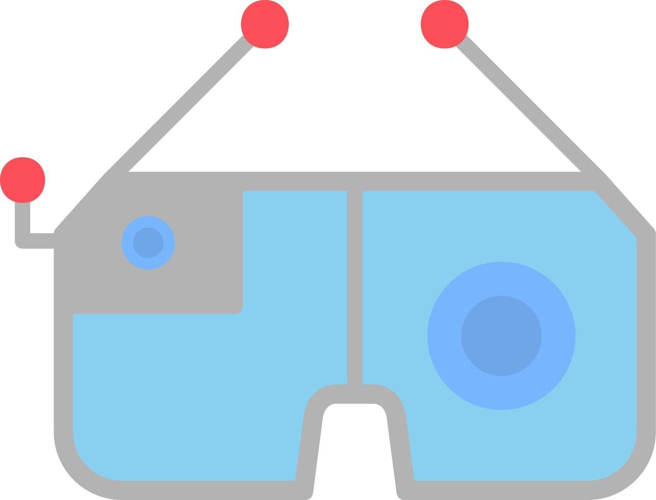 Cyber Glasses Vector Icon