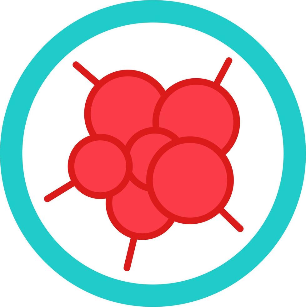 Cancer virus Vector Icon