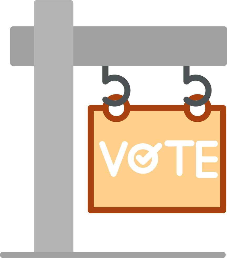 icono de vector de votación