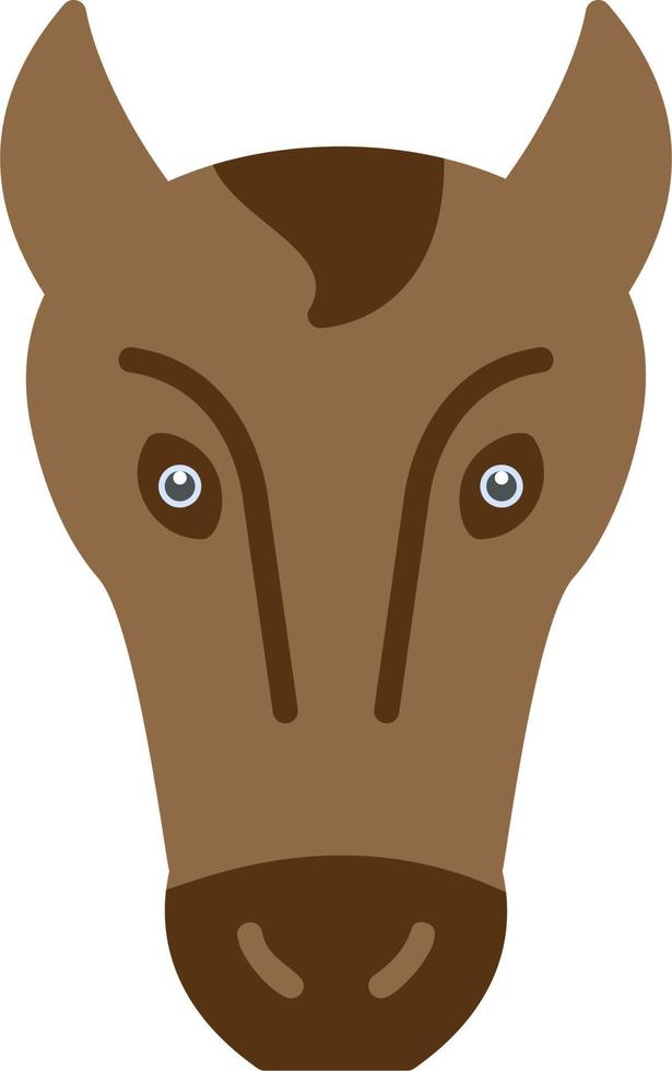 icono de vector de caballo