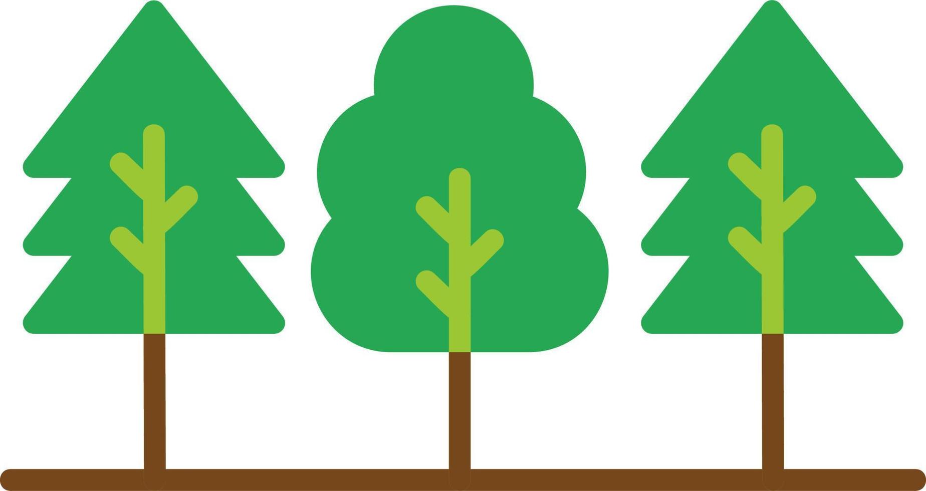 icono de vector de bosque