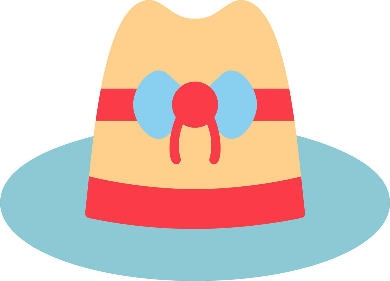 icono de vector de sombrero