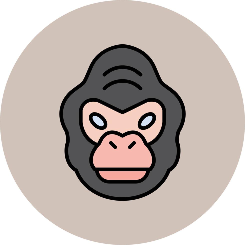 Gorilla Vector Icon
