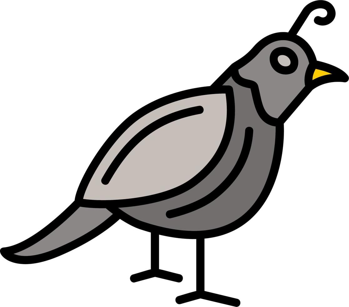 Quail Vector Icon