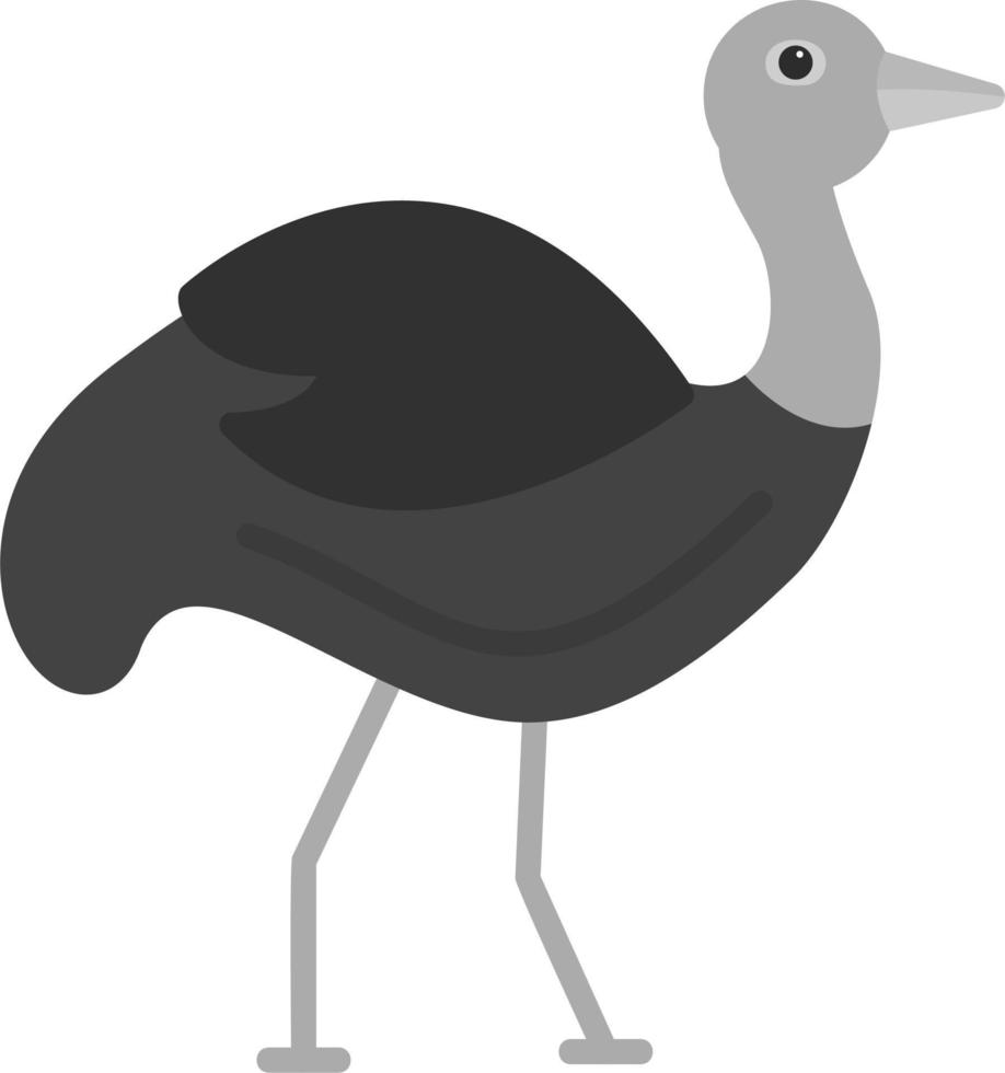 Ostrich Vector Icon