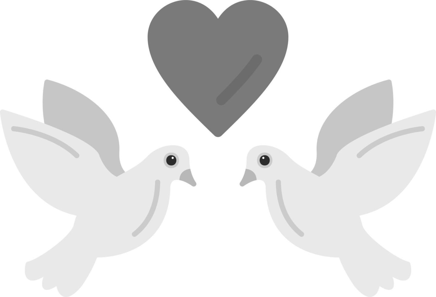 Love Birds Vector Icon