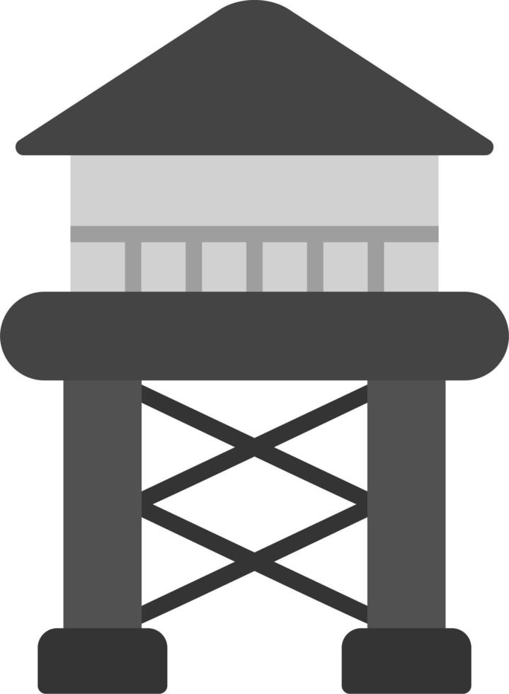 icono de vector de torre de agua