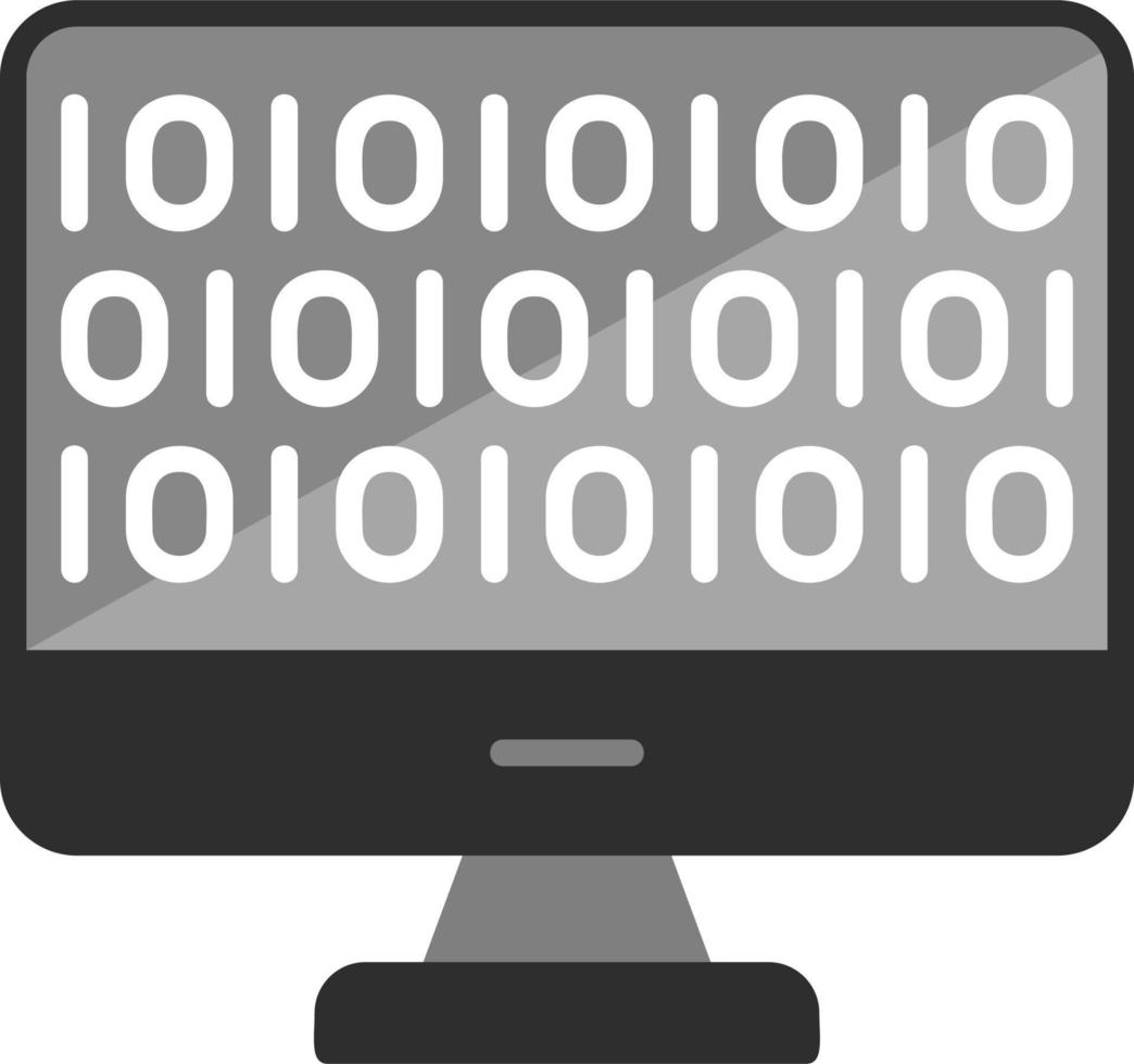 Binary Code Vector Icon