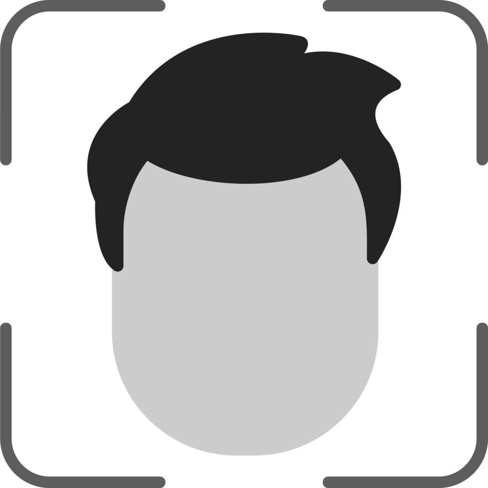 Face Scanner Vector Icon