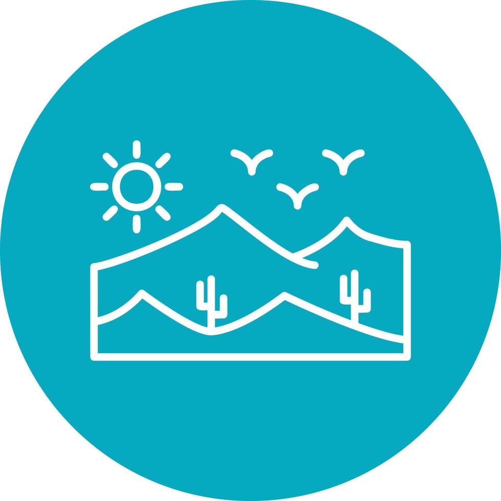 Desert Vector Icon
