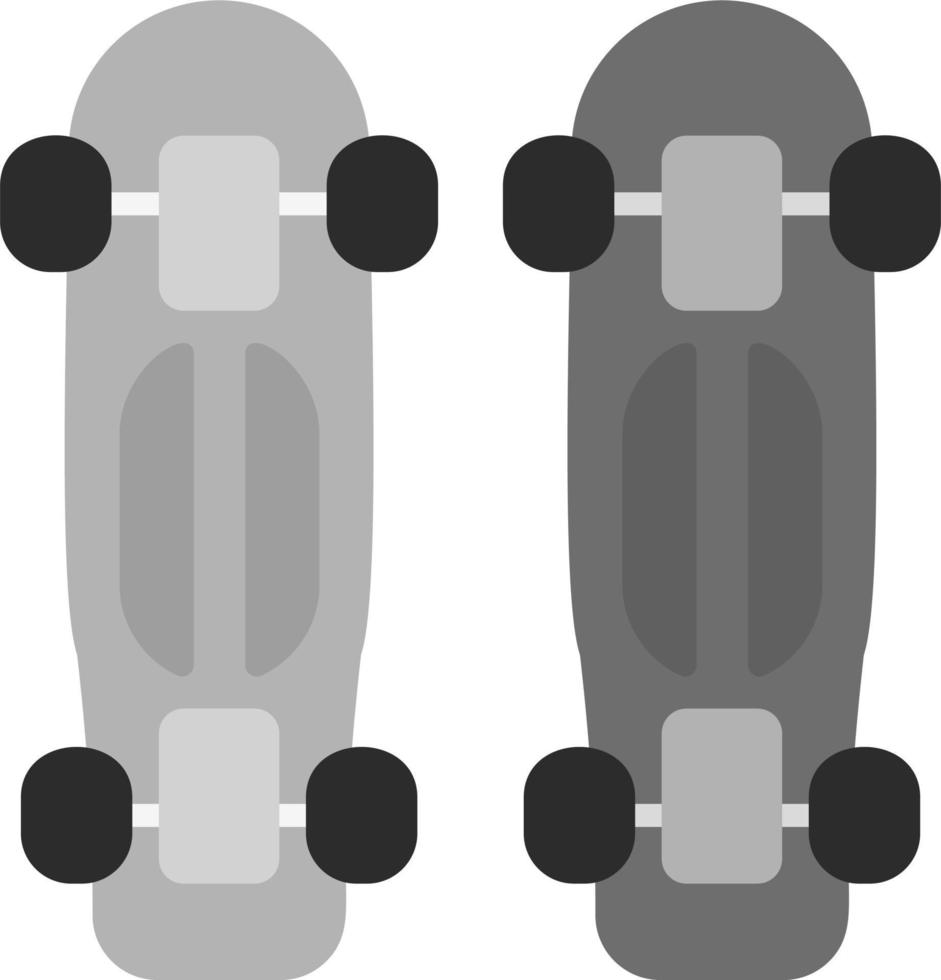 icono de vector de longboard