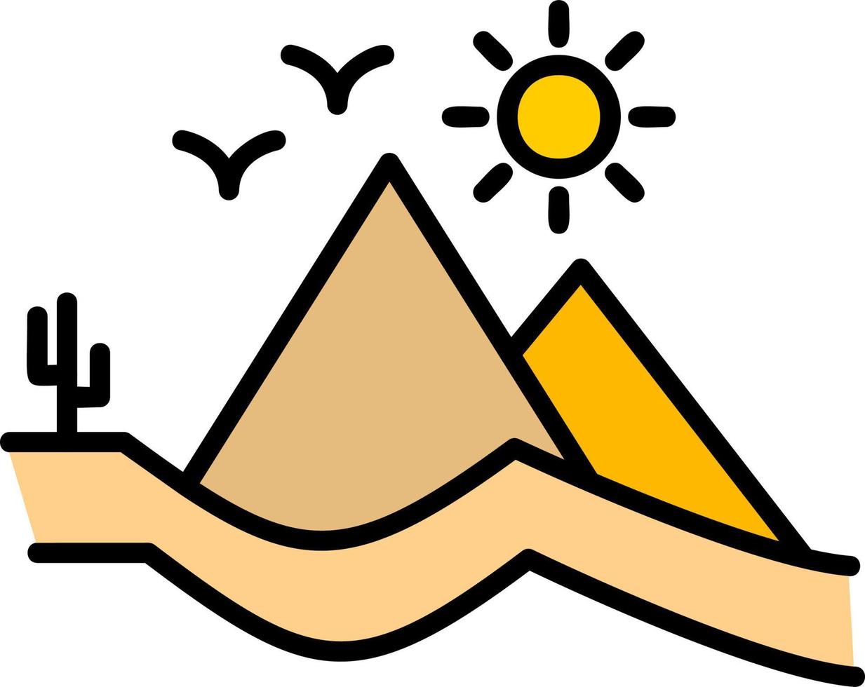 Dune Vector Icon
