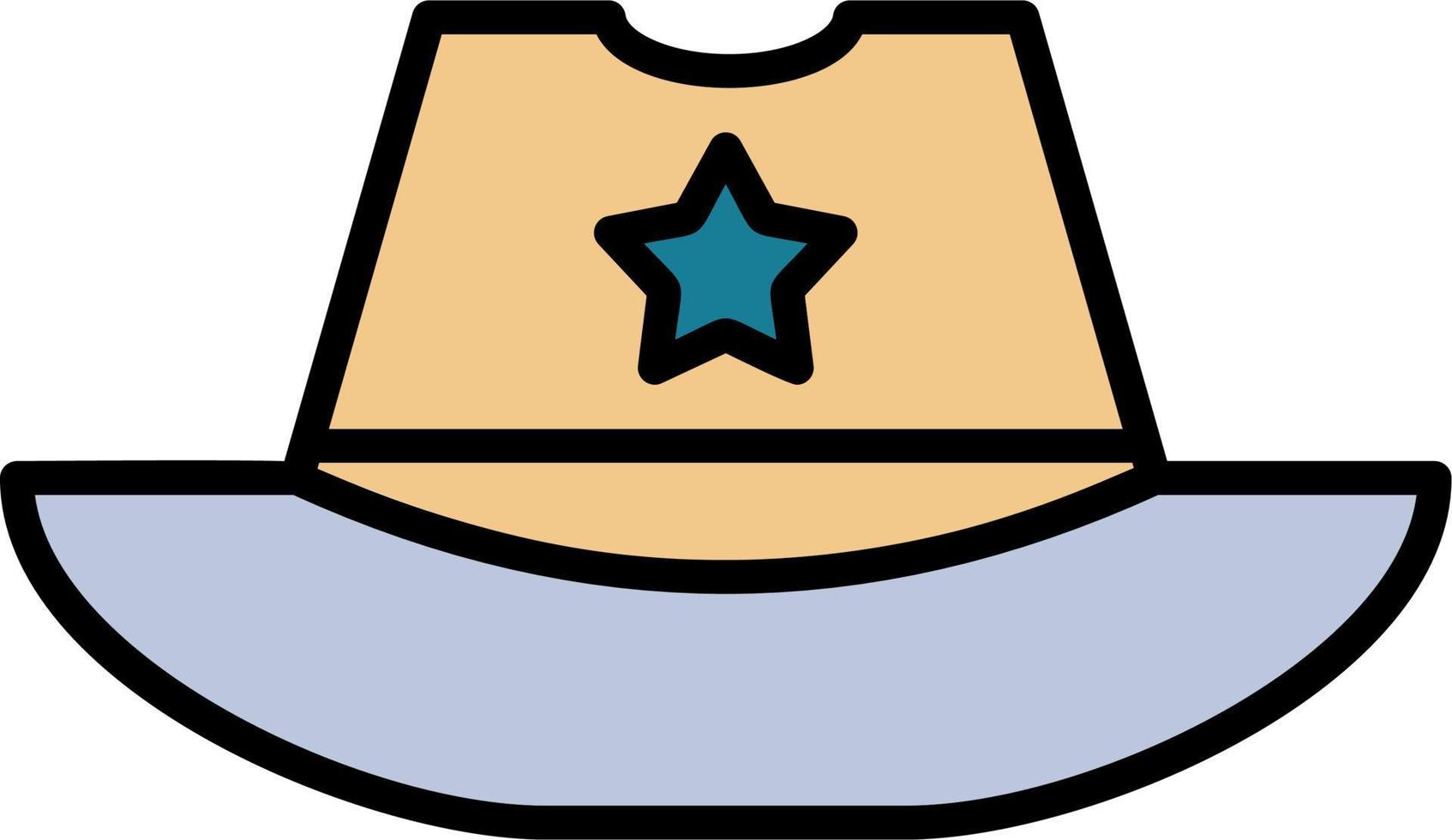 icono de vector de sombrero