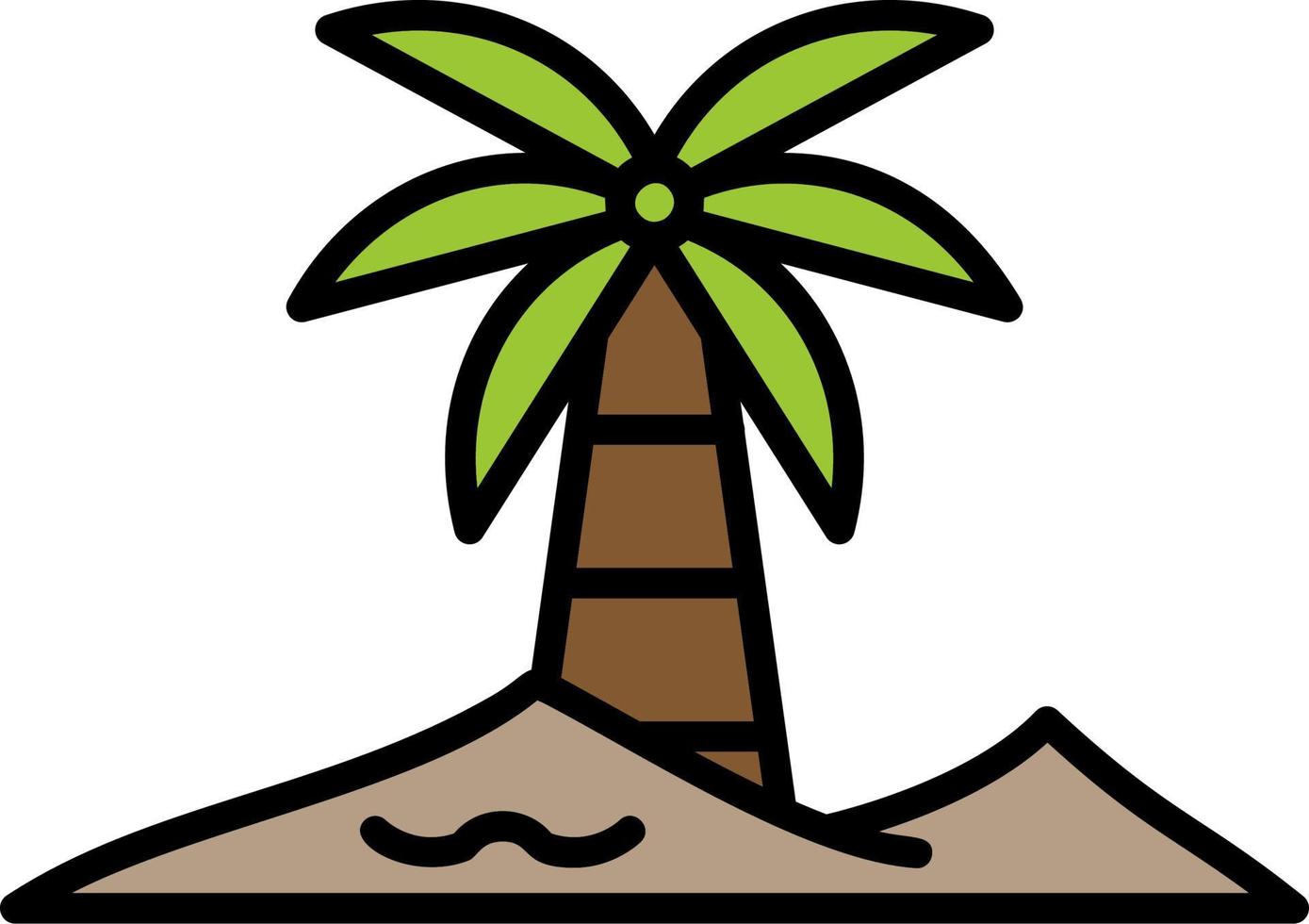 Oasis Vector Icon