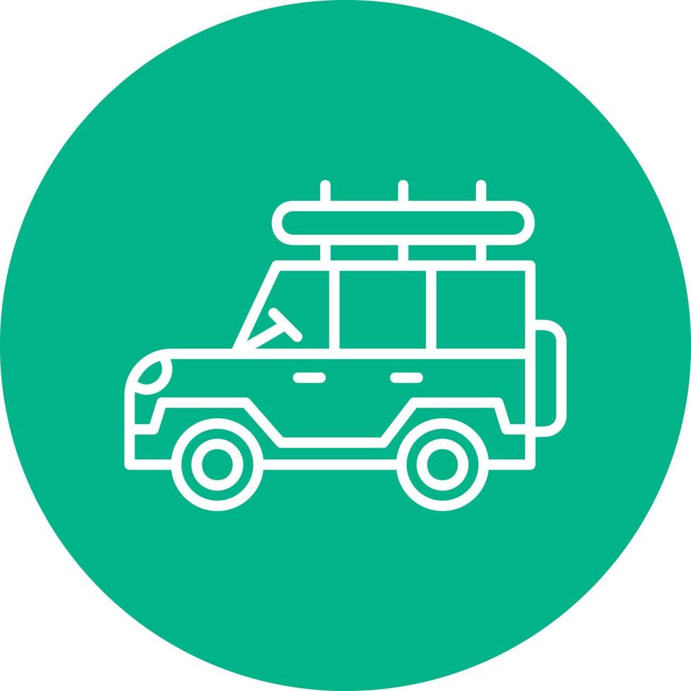 Safari car Vector Icon