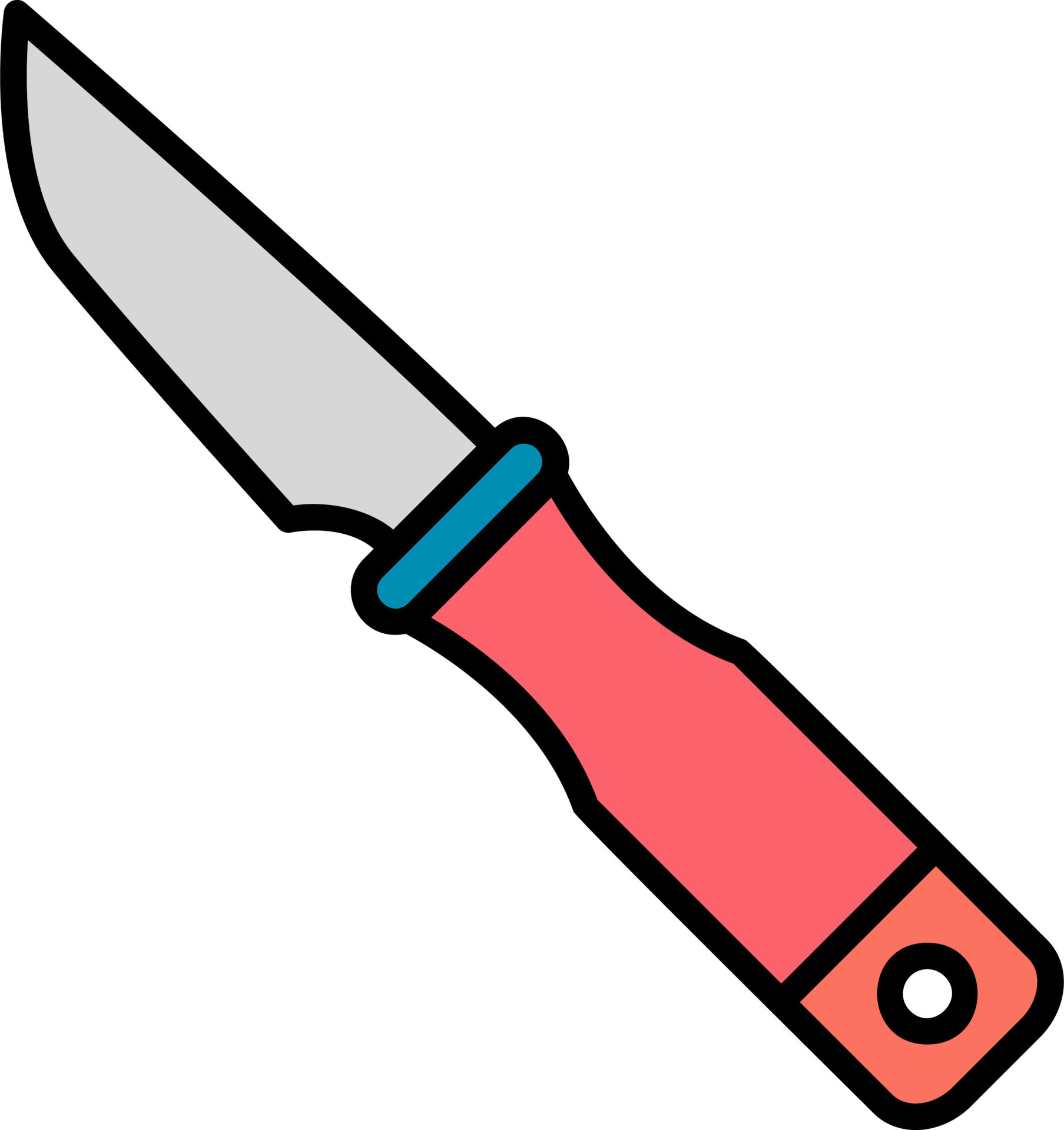 Knife Blade Vector Icon 20886717 Vector Art at Vecteezy