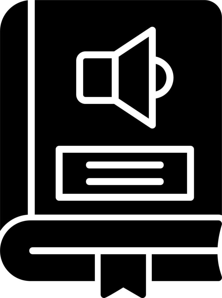 Audio Book Vector Icon