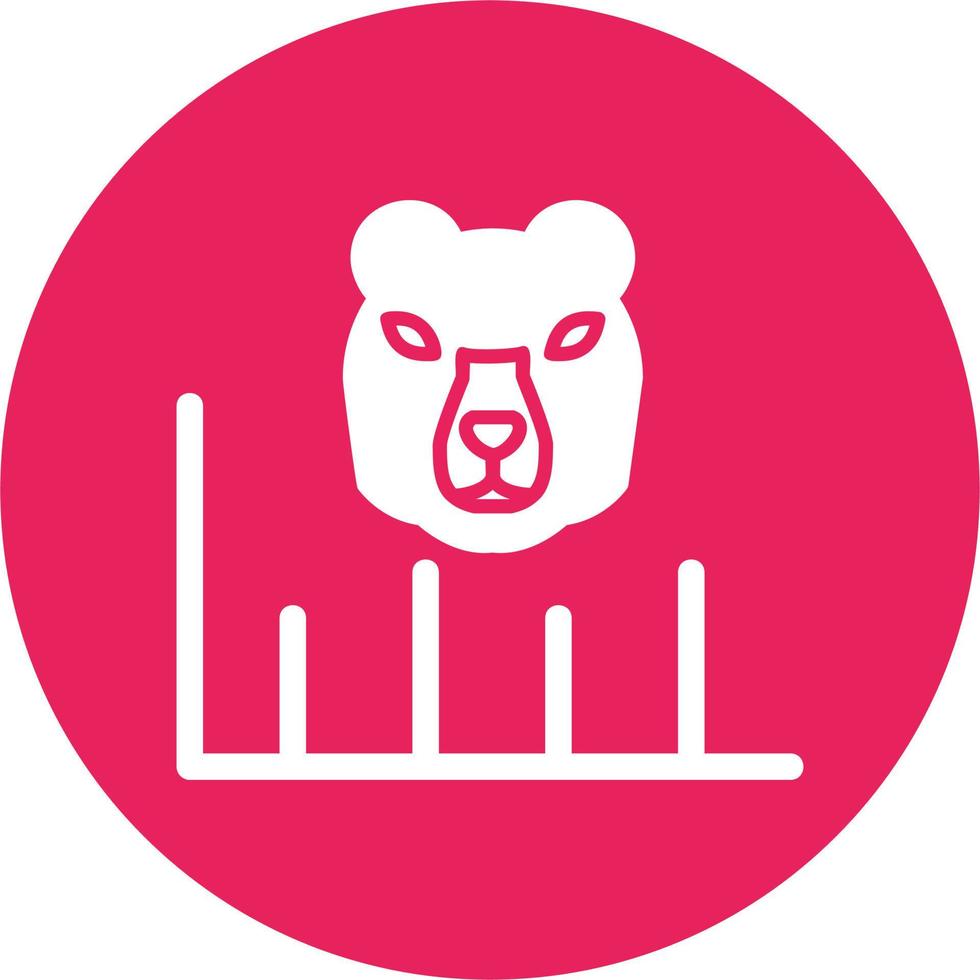 Bear Market Vector Icon