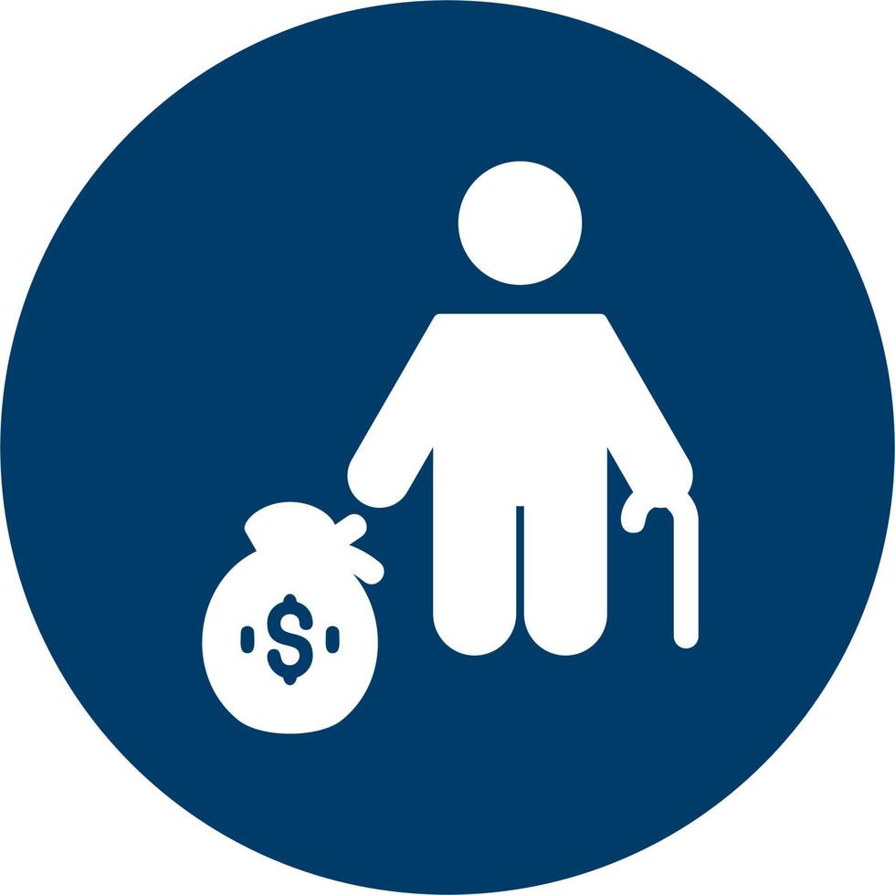 Pension Vector Icon