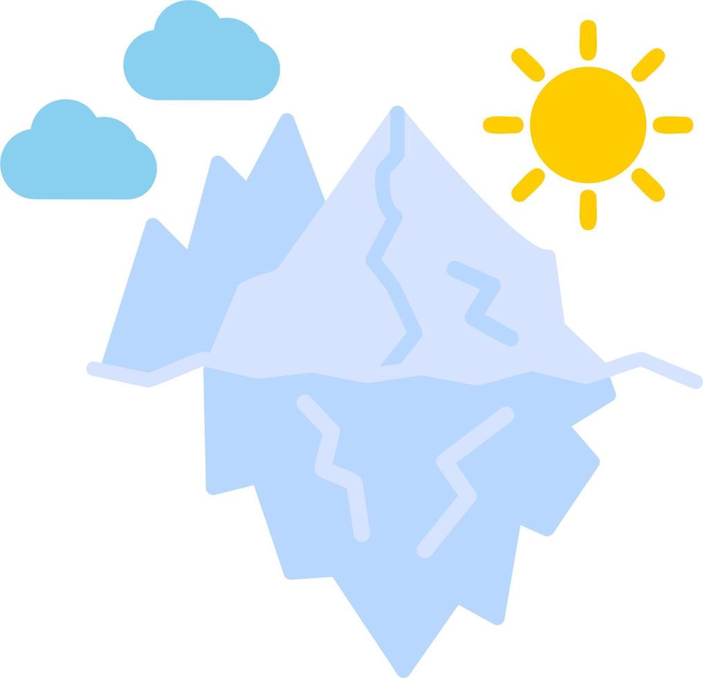 Glacier Vector Icon