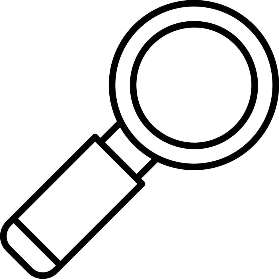 Magnifying Glass Vector Icon