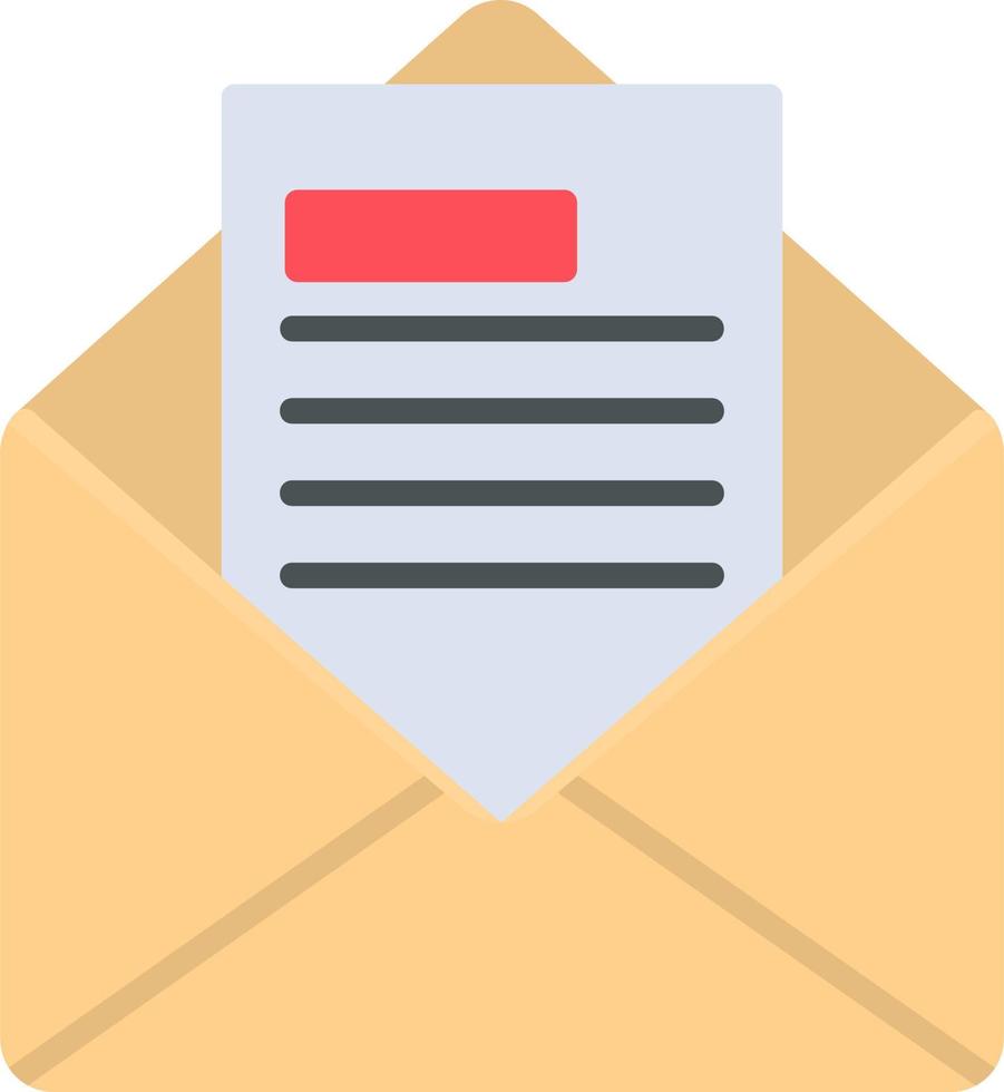 Mail Job Offer Vector Icon
